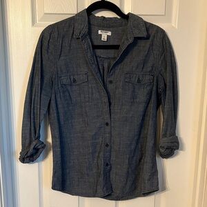 Old Navy Dark Blue Denim Shirt
